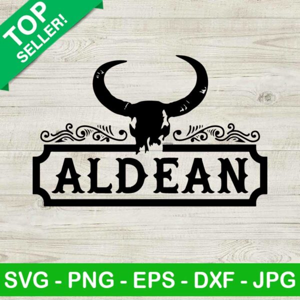 Jason Aldean longhorn SVG, Aldean country music SVG, Aldean head skull SVG PNG cut file cricut