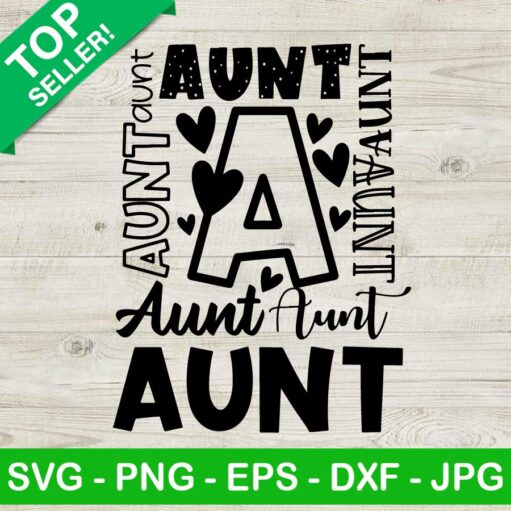 Funny Aunt Svg