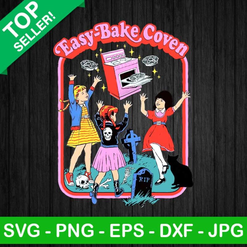 Easy Bake Coven Halloween PNG, Retro Halloween 90s Sublimation transfer PNG, Halloween Matching Heat Transfer PNG