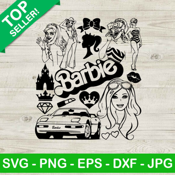 Barbie Movie 2023 SVG, Come on Barbie Let's Go Party SVG, Barbenheimer Poster SVG, Barbie Doll SVG