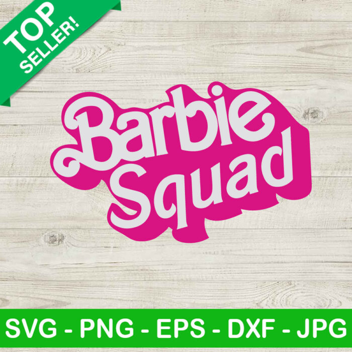Barbie Squad SVG, Barbie Pink Doll SVG, Barbie Movie Halloween SVG PNG DXF Cutting file cricut