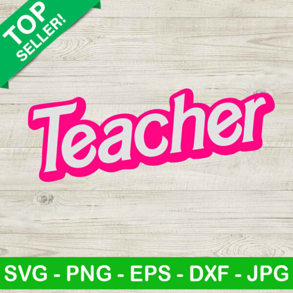 Barbie Teacher SVG