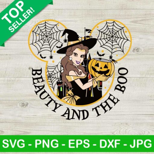 Beauty And The Boo Halloween Svg