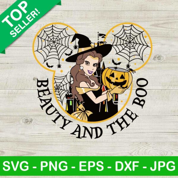 Beauty and the boo halloween SVG