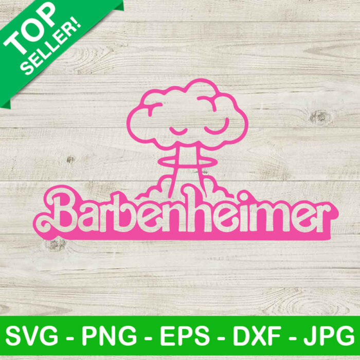 Barbenheimer SVG, Barbie Movie 2023 SVG, Barbenheimer Poster SVG, Barbie Logo SVG
