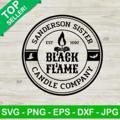 Black Flame Candle Company SVG
