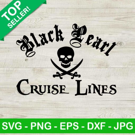 Black Pearl Cruise Lines Svg