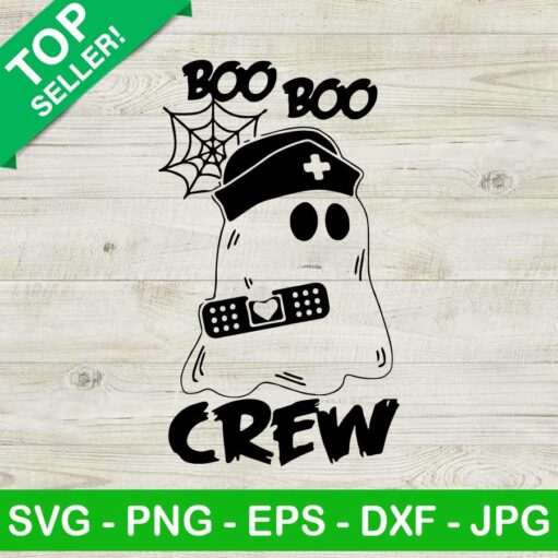 Boo Boo Crew Nurse Halloween Svg