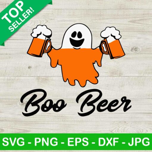 Boo beer halloween SVG