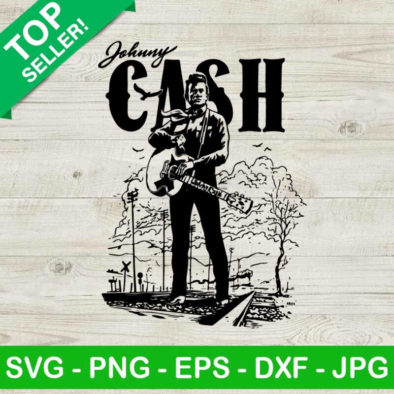 Johnny Cash SVG, Country Music SVG, Singer SVG PNG DXF, Western Country ...