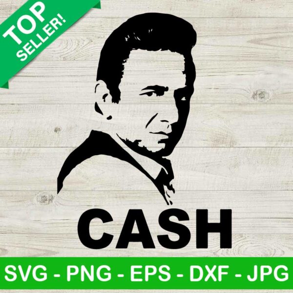 Johnny Cash Country Music SVG