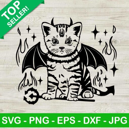 Halloween Vampire Cat Svg