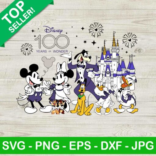 100 Years of Wonder 2023 Disney World SVG