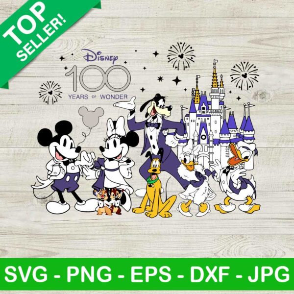 100 Years of Wonder 2023 Disney World SVG