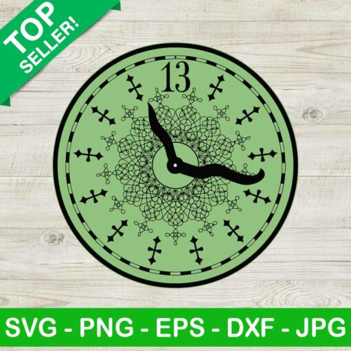 Haunted Mansion Clock Svg