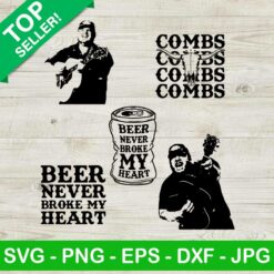 Luke Combs Beer Never Broke My Heart SVG, Luke Combs bundle SVG, Luke Combs Tour SVG