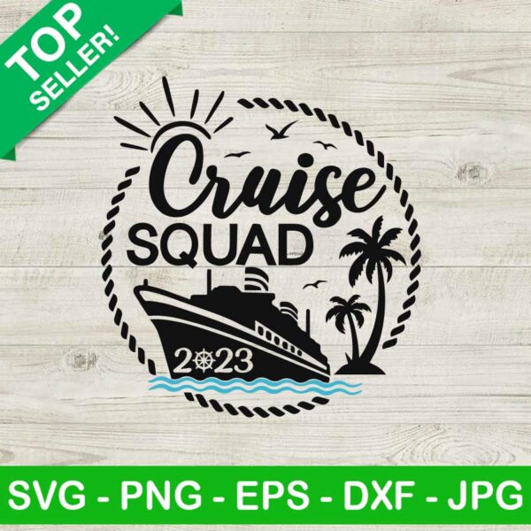 Cruise squad 2023 SVG