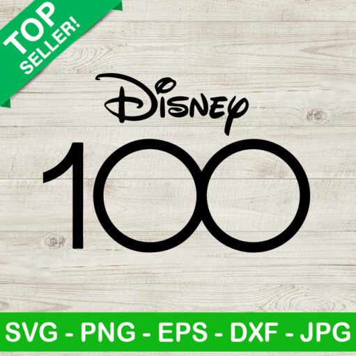 Disneyland 100 Years Of Wonder Logo SVG