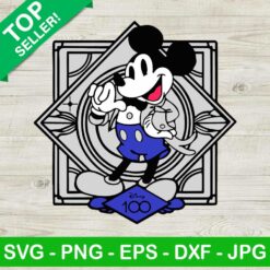 Mickey Mouse 100 Years Of Wonder SVG