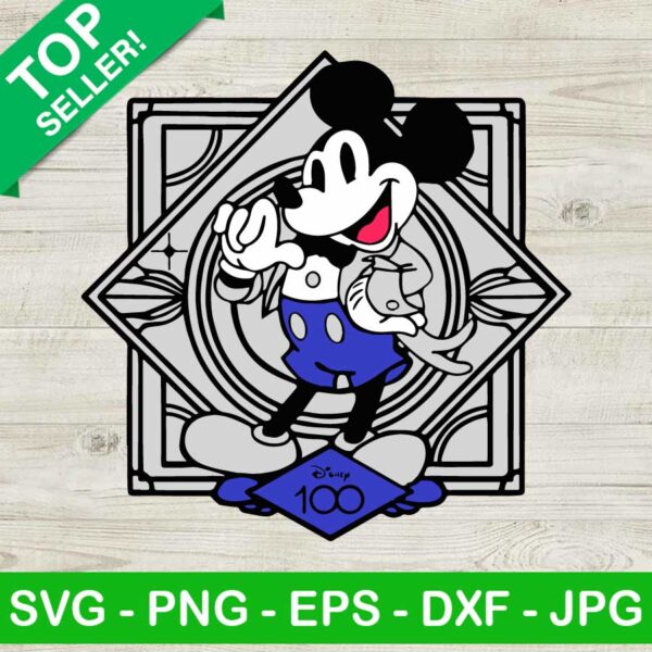 Mickey Mouse 100 Years Of Wonder SVG, Disneyland 100th Anniversary SVG, Walt Disney SVG