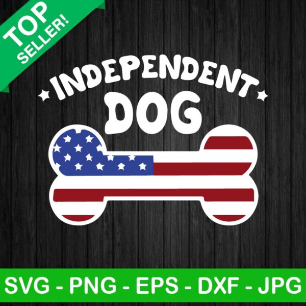 Independence dog harness SVG
