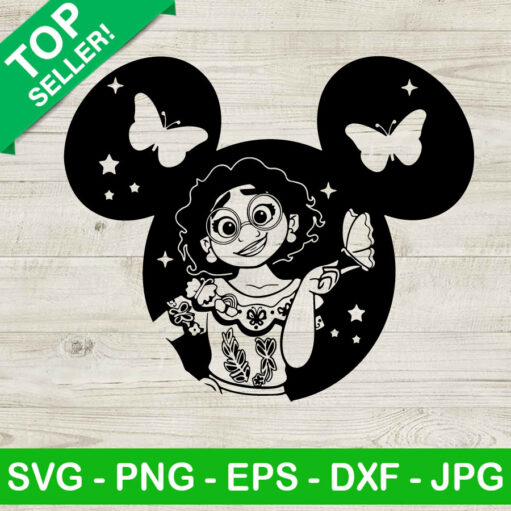 Encanto Mirabel Mickey Mouse Ears Svg