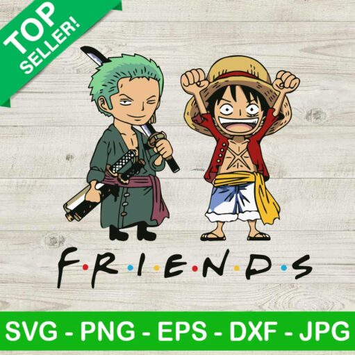 One Piece Luffy And Zoro Friend Svg