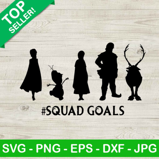 Frozen Squadgoals Svg