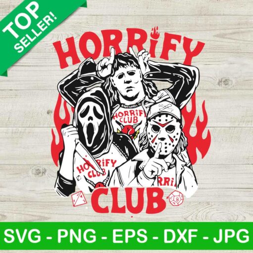 Horror Movie Horrify Club Svg