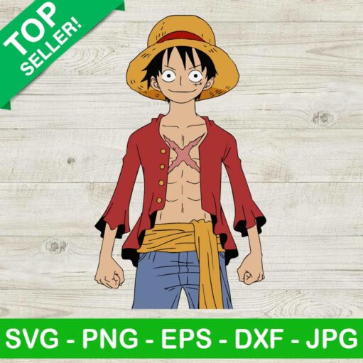 Anime Monkey D. Luffy SVG