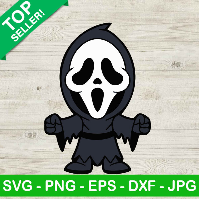Chibi ghost stitch SVG