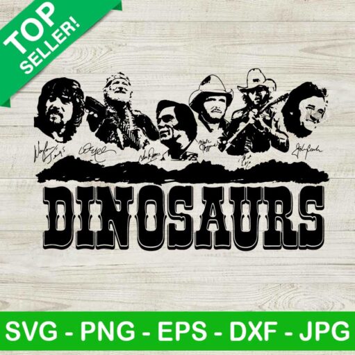 Dinosaurs Legendary Country Music Band SVG