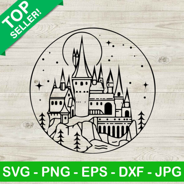 Hogwarts castle SVG, Wizard castle SVG, Harry Potter SVG