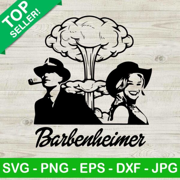 Barbenheimer Movie SVG