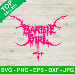 Halloween Barbie Girl SVG, Barbie Horror Style SVG, Barbie Doll Halloween SVG
