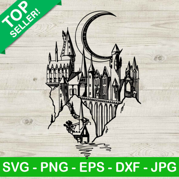 Harry potter hogwarts castle SVG