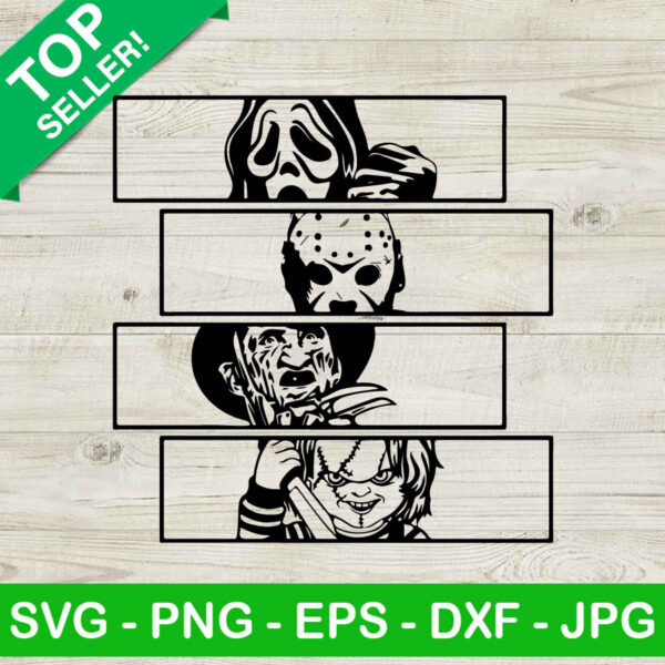 Horror Friends Characters SVG