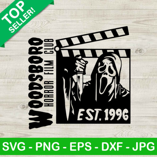 Woodsboro horror film club SVG