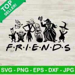Jack and Sally friends SVG