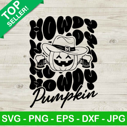 Howdy Pumpkin Svg
