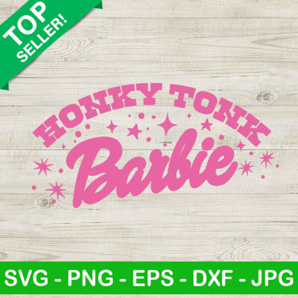 Honky Tonk Barbie SVG, Barbie Doll SVG, Barbie Music SVG