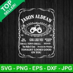 Jason Aldean Jack Daniels SVG