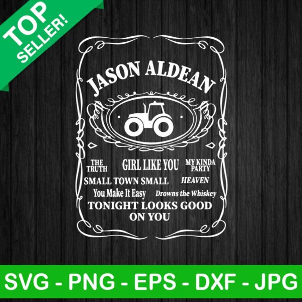 Jason Aldean Jack Daniels SVG