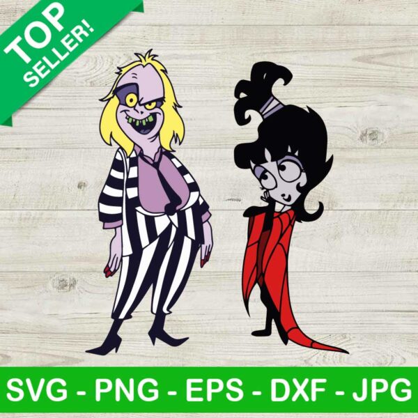 Beetlejuice And Lydia Deetz SVG
