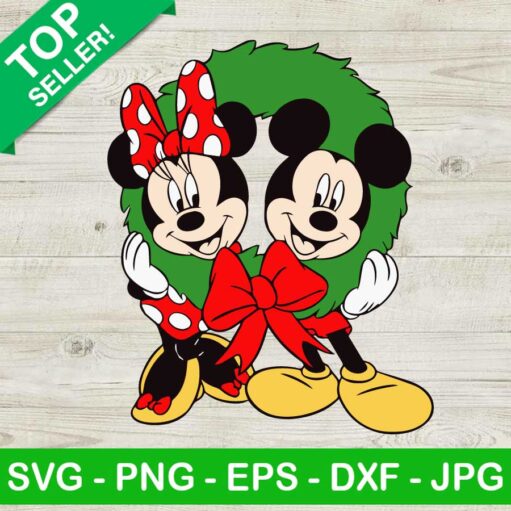 Disney Mickey And Minnie Christmas Svg