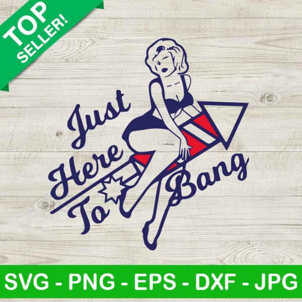 Just here to bang women SVG