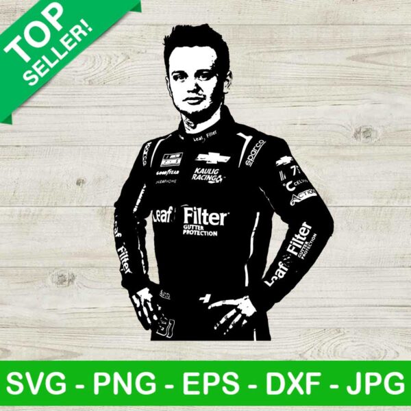 Justin Haley Nascar SVG, Nascar Racing SVG, Nascar Driver SVG, Haley Nascar SVG