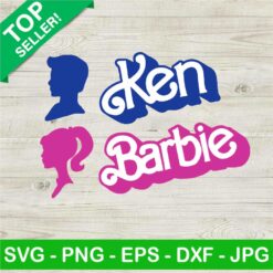Barbie and ken Doll SVG