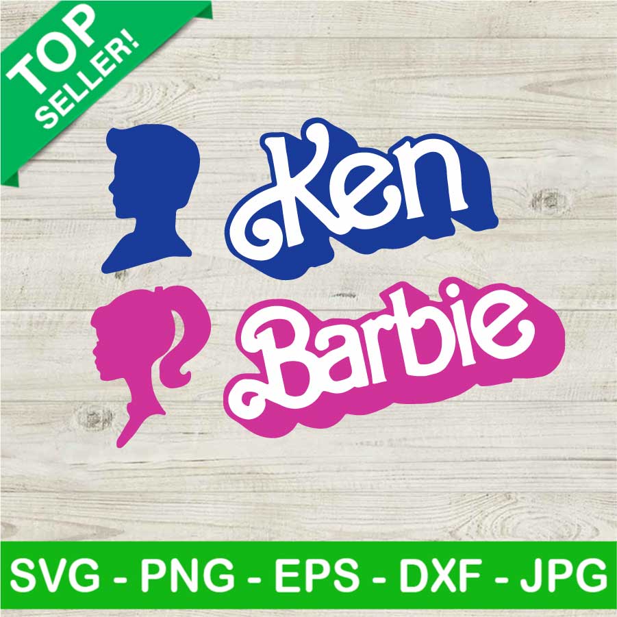 Barbie and ken SVG, Barbie SVG, Ken SVG PNG DXF Cutting file cricut