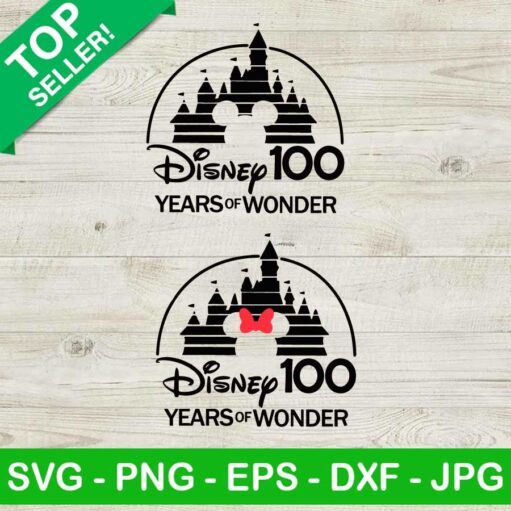 Disney 100 Years Of Wonder Castle Svg